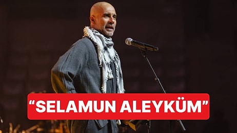 Guardiola, Filistin Gecesinde Konuştu ve Dünyanın İki Yüzlülüğünü Anlattı